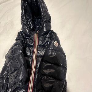 Moncler Shiny Navy Jacket